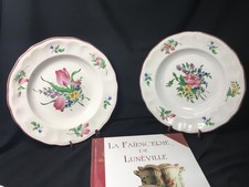 Luneville K&G "Reverbere" OldeStrabourg Rim Soup Plate Set of 2 Ships form USA