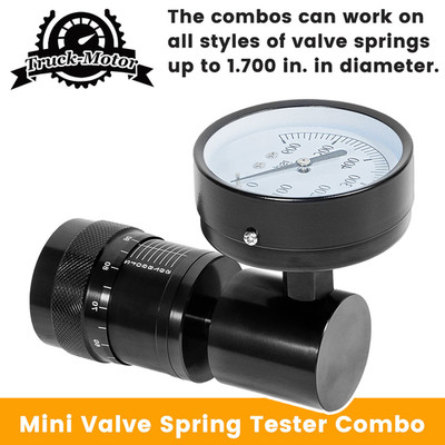66841 Engine Mini Valve Spring Tester with Micrometer Combo, Vise/Arbor Mount