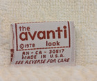 Vintage "The Avanti Look" 1978 Lace & Faux Pearl Trim Pair of Hand Towels Cream — photo 6