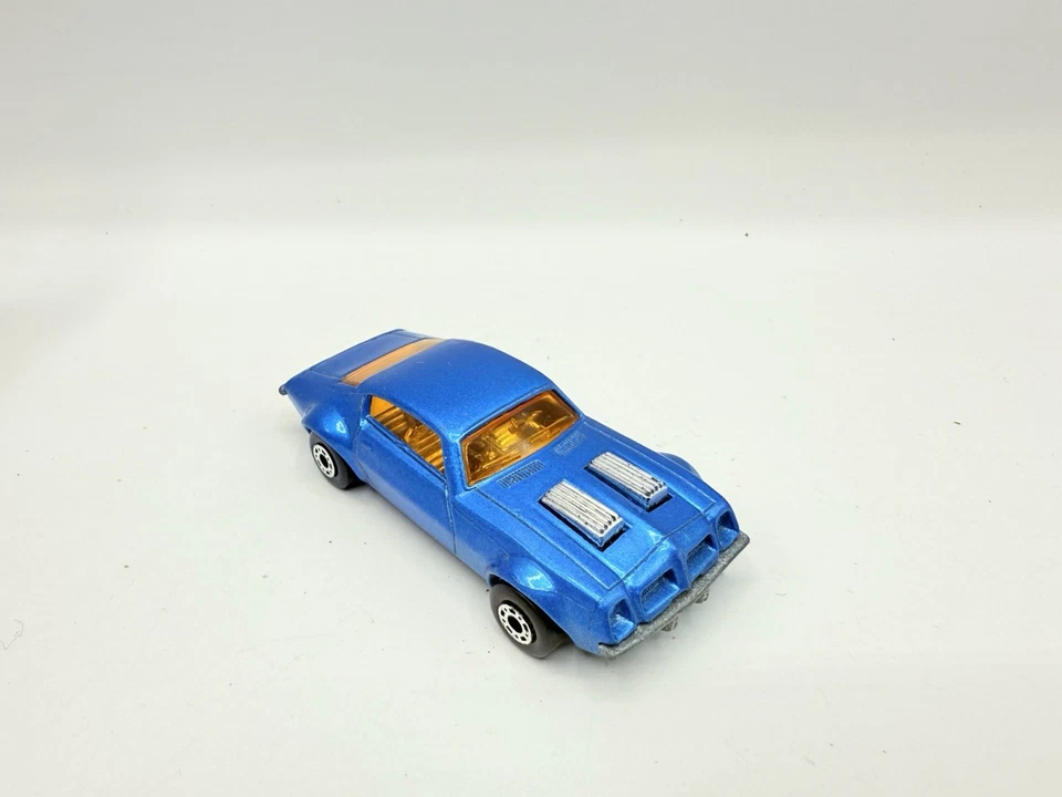 Matchbox Superfast 4 Azul Oscuro Pontiac Firebird Casi Como Nuevo Modelo Sin Caja Foto 2 de 4