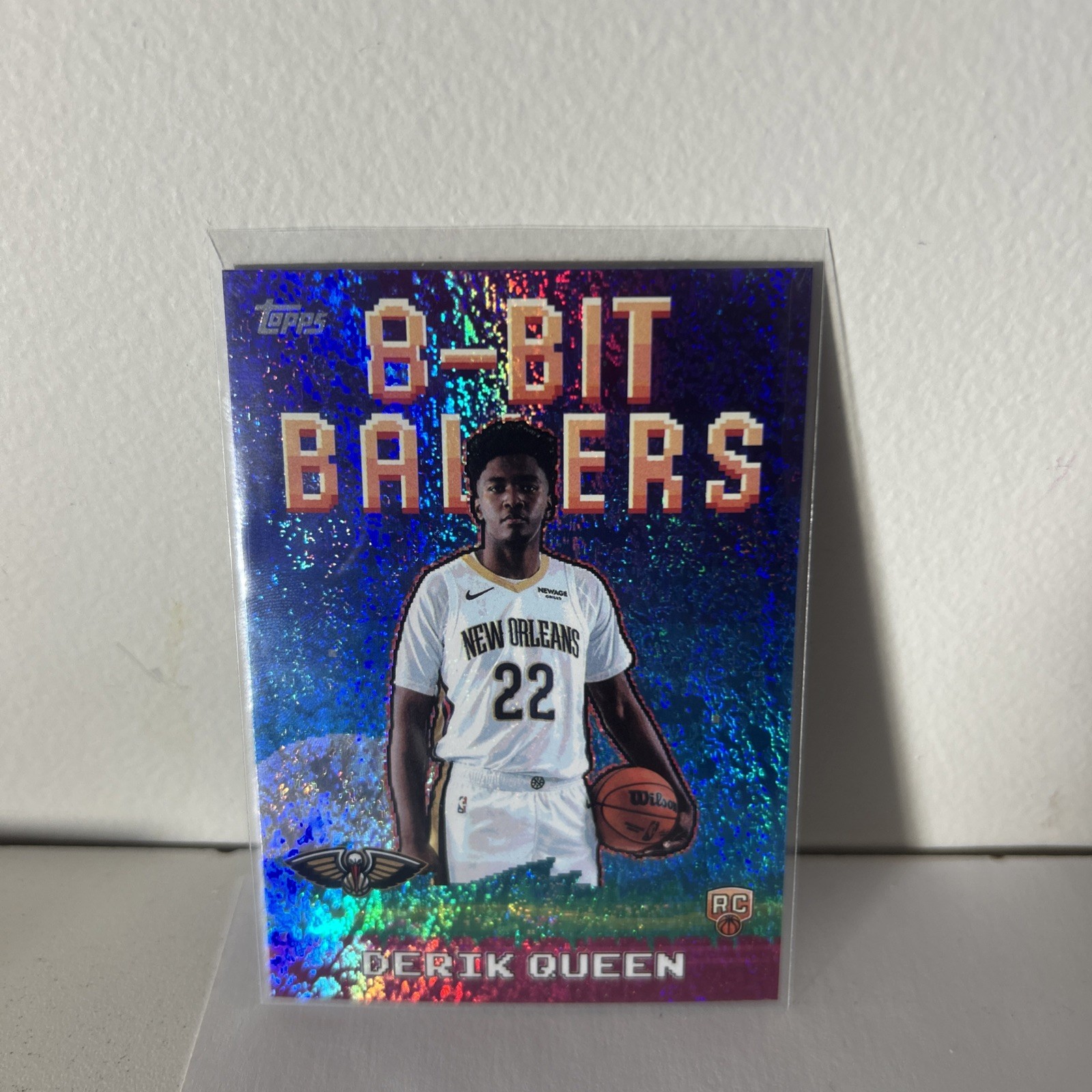 2025-26 Topps | Derik Queen (RC) #8B-39 | 8-Bit Ballers HOLO FOIL | Pelicans