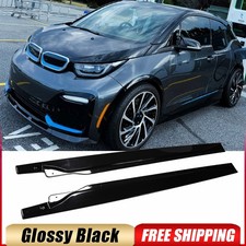 For Bmw I3 I3s I01 2014-22 Gloss Black Side Skirt Extension Lip Spoiler Body Kit For Bmw I3 I3s I01 2014-22 Gloss Black Side Skirt Extension Lip Spoiler Body Kit
