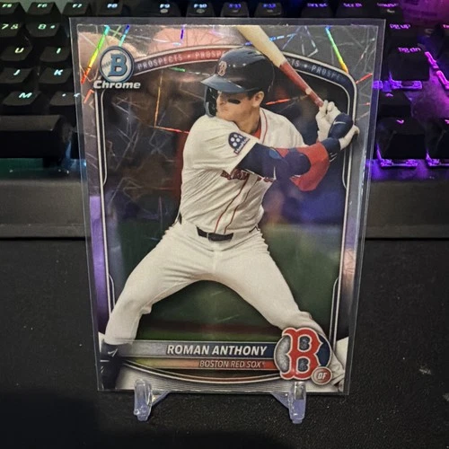 2025 Bowman Chrome - Prospects Roman Anthony #BCP-167 Laser Refractor (RC)