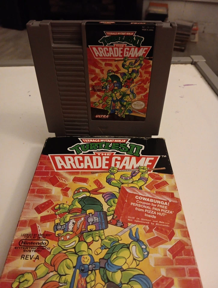 TMMT The Arcade Game NES *Original Owner * - Image 2 of 4