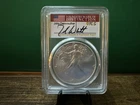 2025 $1 Silver Eagle PCGS MS70 First Strike Signed By John Dannreuther