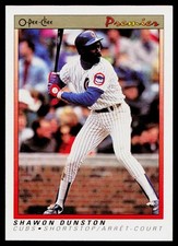 1991 O-Pee-Chee Premier Shawon Dunston #37 Chicago Cubs