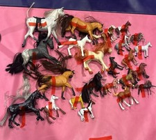  23 Toy Horse Lot Large - Several Different Styles, Size  Brands Vintage To Now