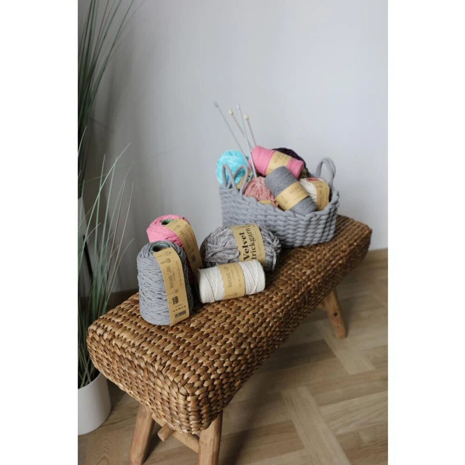 20x Makramee Garn 4mm Baumwollen Cotton Stricken Schur Faden Basteln Häkeln Deko - Bild 3 von 4