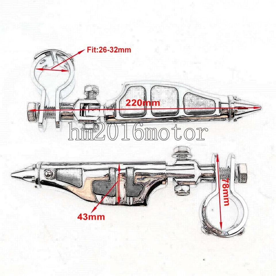 Clavijas de pie de carretera para motocicleta Honda Shadow Aero ACE 750 1100 VTX 1300 1800 EE. UU. Foto 2 de 4