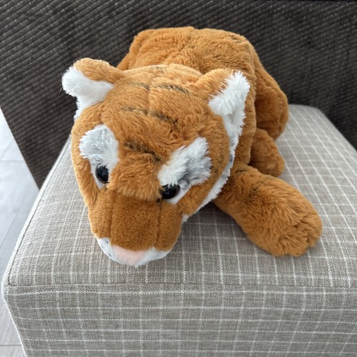FAO Schwarz Tiger Plush Stuffed Animal Toys R Us Realistic Nursery Pillow 24" - Picture 10 of 10