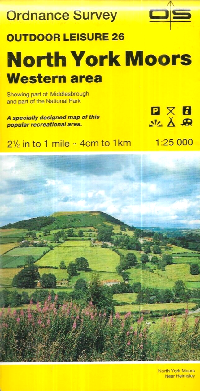 Ordnance Survey Outdoor Leisure 26 North York Moors Western Area  - LAMINATED
