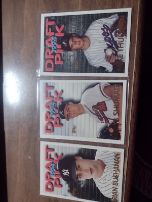 Brian Buchanan, Mike Thurman &Jacob Shumate Topps Draft Picks #6, 259&28