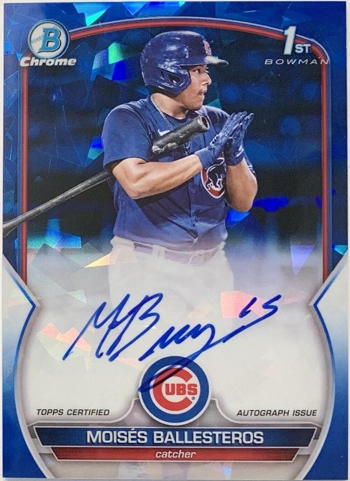 2023 Bowman Sapphire Edition - Moises Ballesteros #BSPA-MBS for 