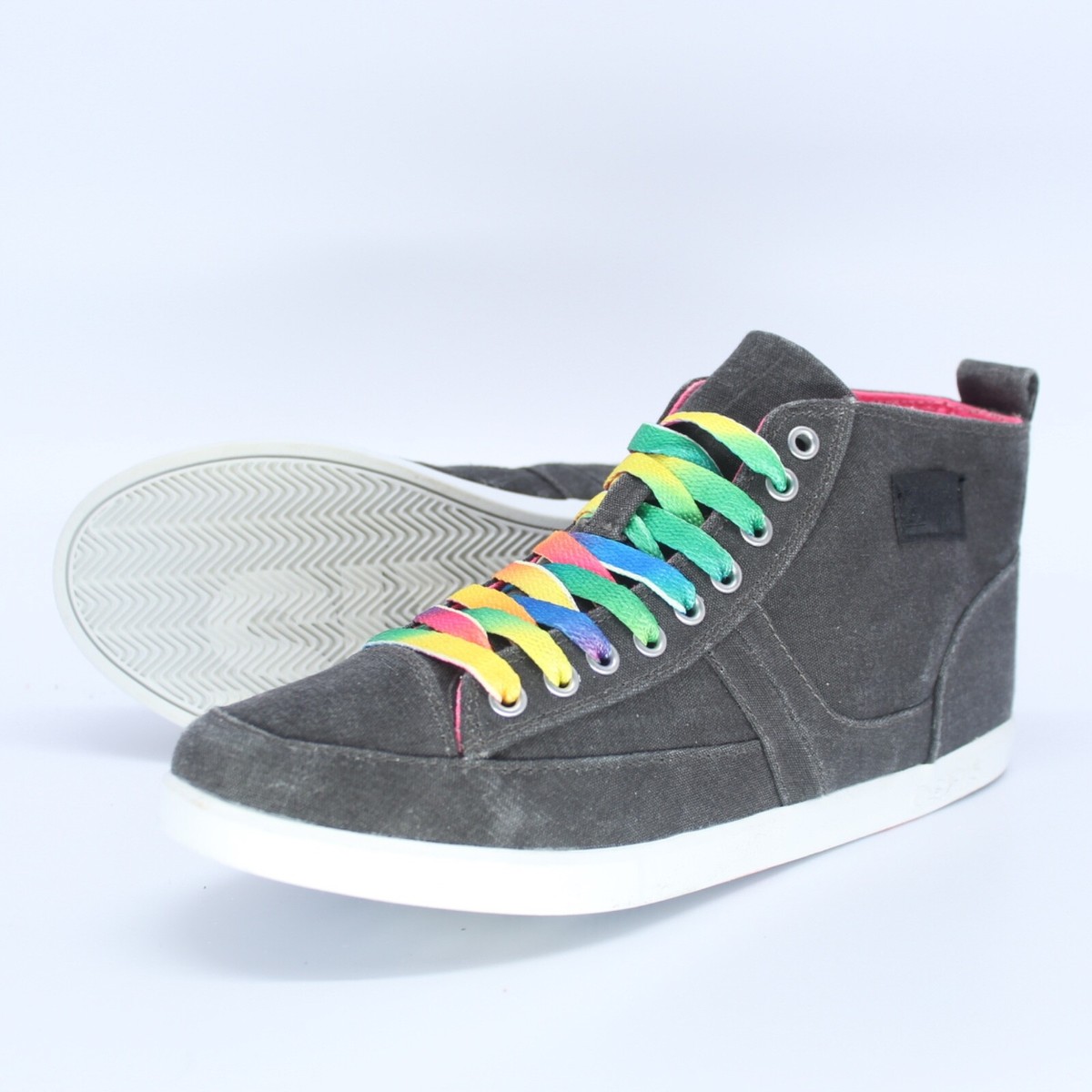 OSIRIS SHOES CURRENCY US EUR 37,5 BLACK WHITE RAINBOW
