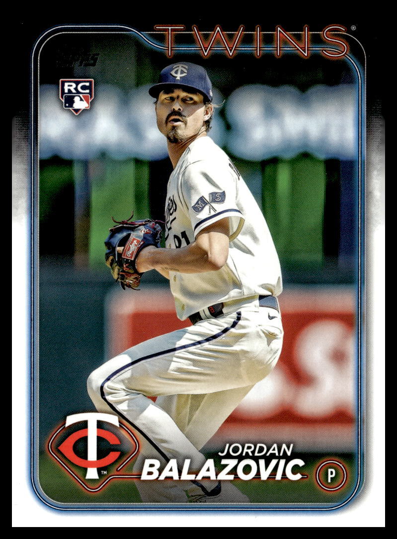2024 Topps #263 Jordan Balazovic Minnesota Twins Baseball Card