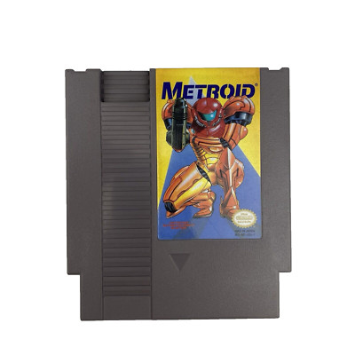 Metroid NES [Yellow Label] (Nintendo, 1986) W Manual Protective Sleeve Tested