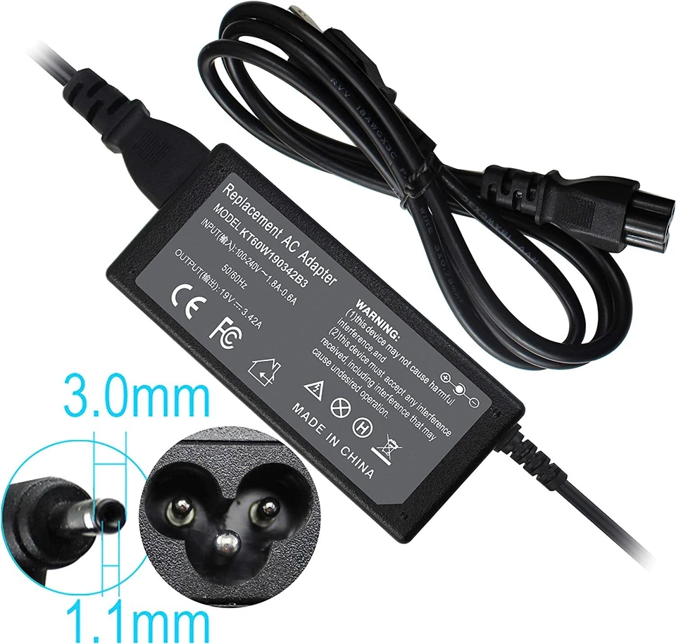 AC Adapter Charger For Samsung NP930X5J-S01US; Samsung NP930X5J Series - Image 2 of 4