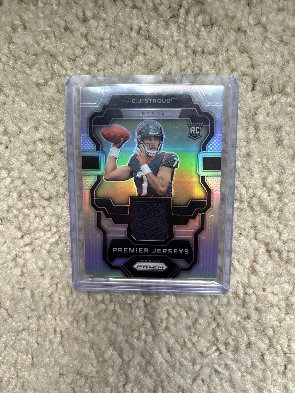 2023 Panini Prizm - Premier Jerseys #PJ-CJS C.J. Stroud Texans Rookie  (MEM, RC)