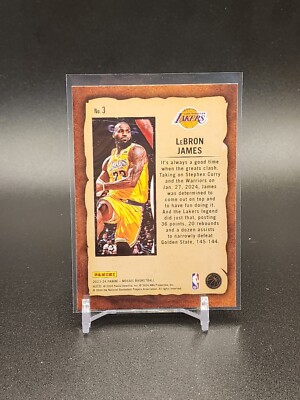 LeBron James 2023-24 Mosaic #3 Notoriety | eBay