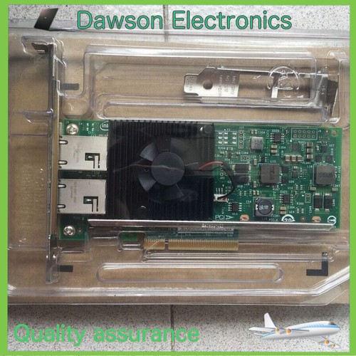 Intel/Dell X540-T2 Genuine CONVERGED DUAL PORT NETWORK ADAPTER 3DFV8 K7H46 10GbE - 第 1/5 張圖片