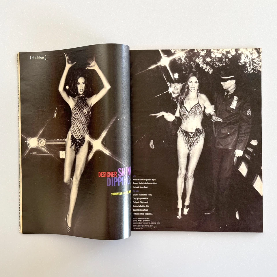 Interview July 1991 Arnold Schwarzenegger Leather Grateful Dead Drew Barrymore - Image 2 of 4