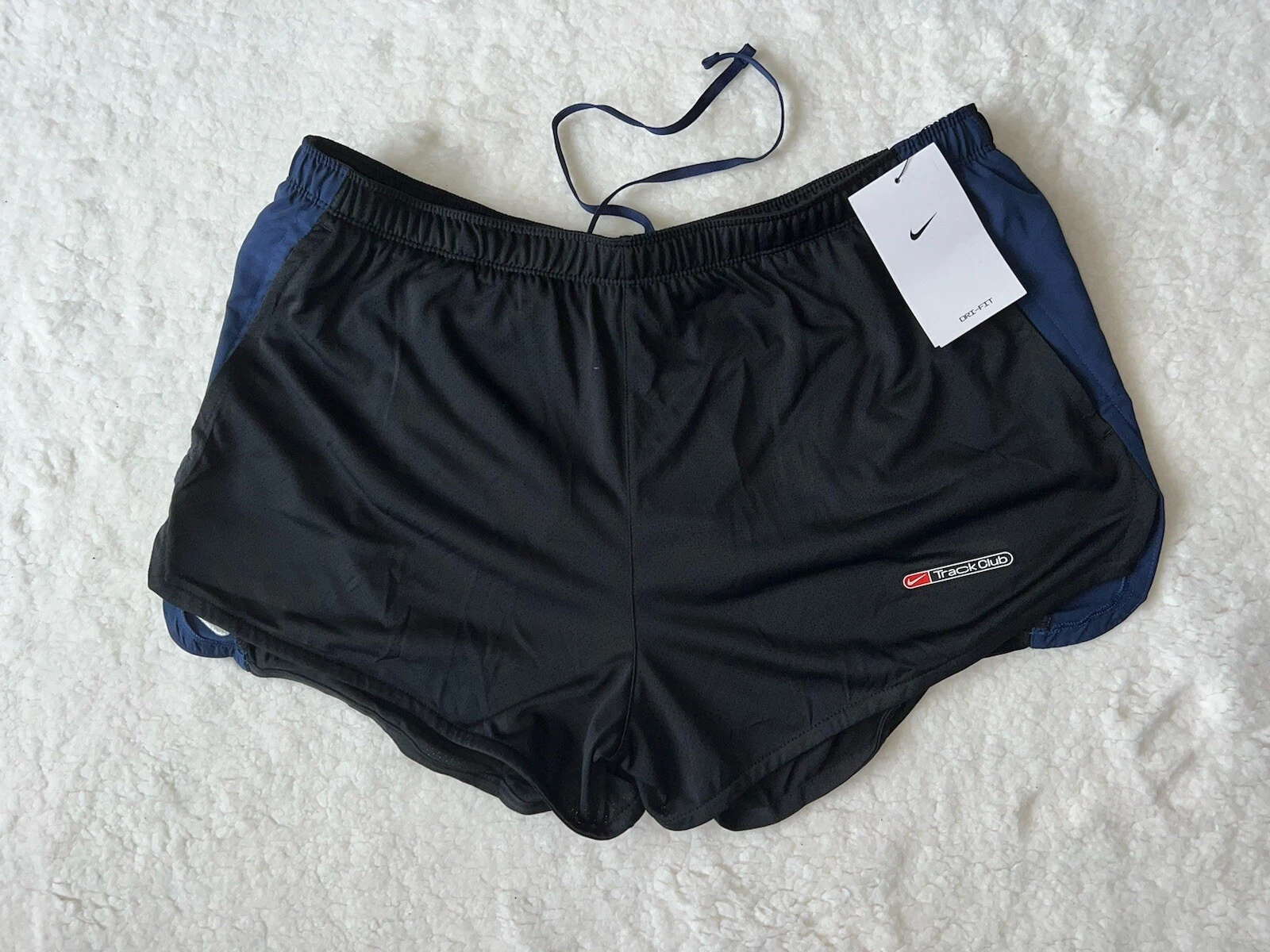Nike Track Club Dri-FIT 3" Brief-Lined Running Shorts Black Mens FB5541-010 XL