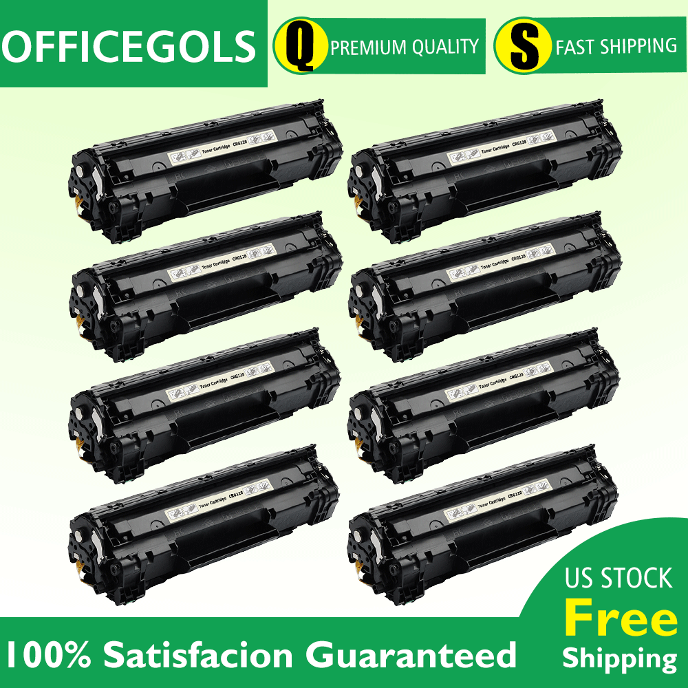 8x CRG128 Black Toner for Canon 128 Image Class MF4450 MF4550 MF4550d