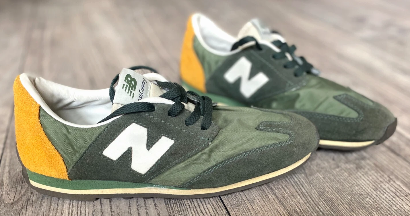 New Balance CCAGN CrossCountry giallo verde taglia US 7 5 EU 40 5 raro retrò