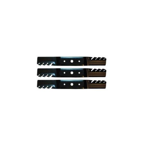 Stens 3 Pack 302-444 Toothed Mower Blade for John Deere GX20250 L120 L130 48" - Picture 1 of 2