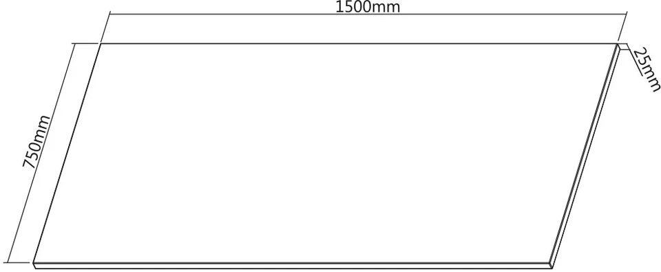 Tischplatte Schreibtisch Arbeitstisch Bürotisch Tisch in Weiß für Tischgestell - Bild 2 von 2