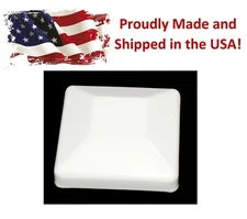 Plastic Fence Post WHITE Caps 4X4 (3 5/8") Pressure Treated Wood FREE SHIPPING