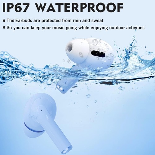 Bluetooth Wireless Earbuds Headsets Earphones Headphones For iPhone Android - Picture 6 of 9