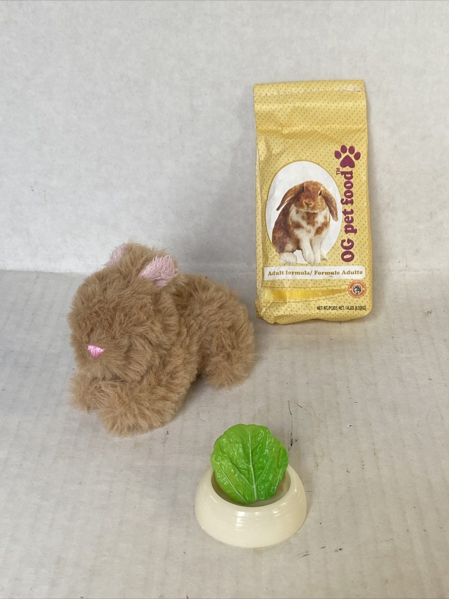 Battat Our Generation Bunny Rabbit Set Doll Accessories Pet Food