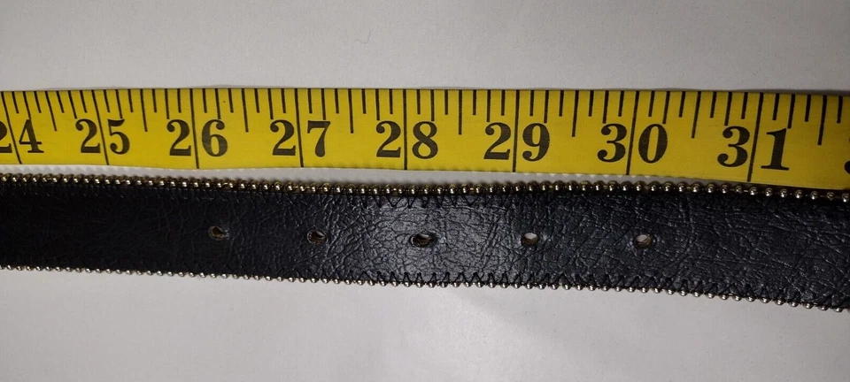 Cinturón Vintage Serpiente Arco Iris Serpiente Estampado Cadena Bola Años 90 Dakota Cinturón Mediano Foto 4 de 4