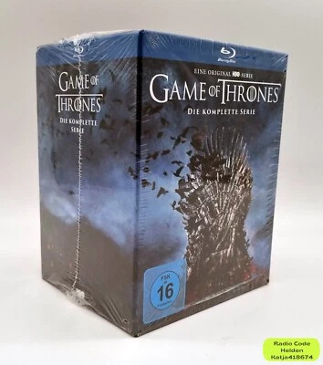 Game of Thrones Die komplette Serie Blu-ray Box Staffel 1-8 NEU & OVP Deutsch - Bild 1 von 4