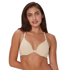 Maidenform Women's Everyday Luxe Racerback Adjustable Underwire Bra 34A Almond