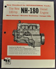 1958 International NH-180 Diesel Truck Engine...