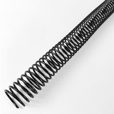 50 Pack Plastic Spiral Binding Coils 28mm 1-1/8'' 240 Sheet Capacity 41 Pitch ...