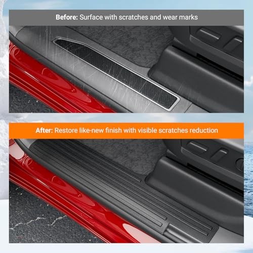  Interior Door Sill Protector Compatible Compatible with 2019-2026 Silverado - Picture 4 of 7
