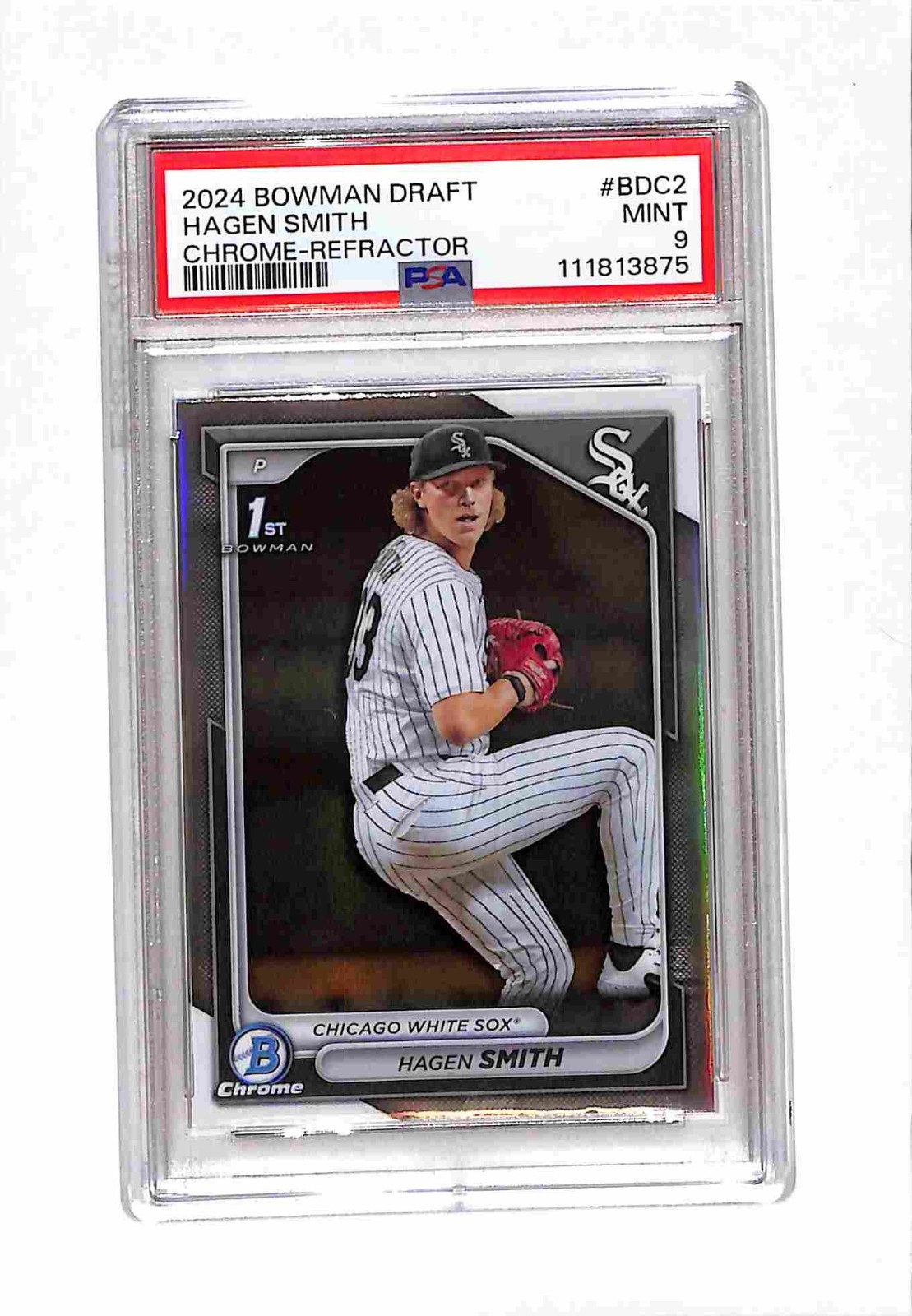 2024 Bowman Draft - Chrome Hagen Smith #BDC-2 Refractor (RC) PSA 9 MINT