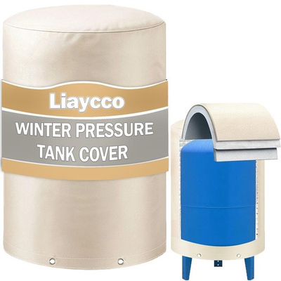 #ad Round Water Pressure Tank Cover 24quot;D x 34quot;H 3 Layer Insulated Well Pump Cov... $35.99