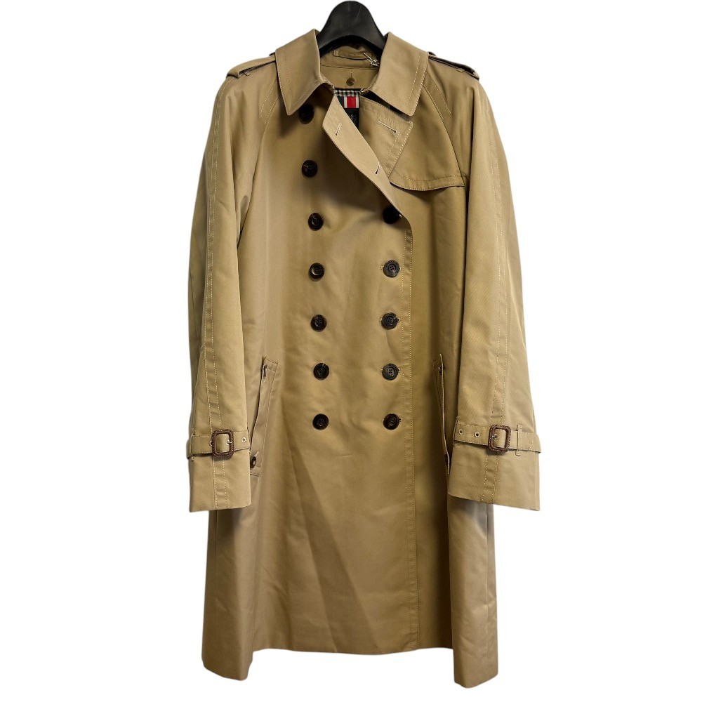 Aquascutum Ladies Beige Check Liner Trench Coat Size 10 Used