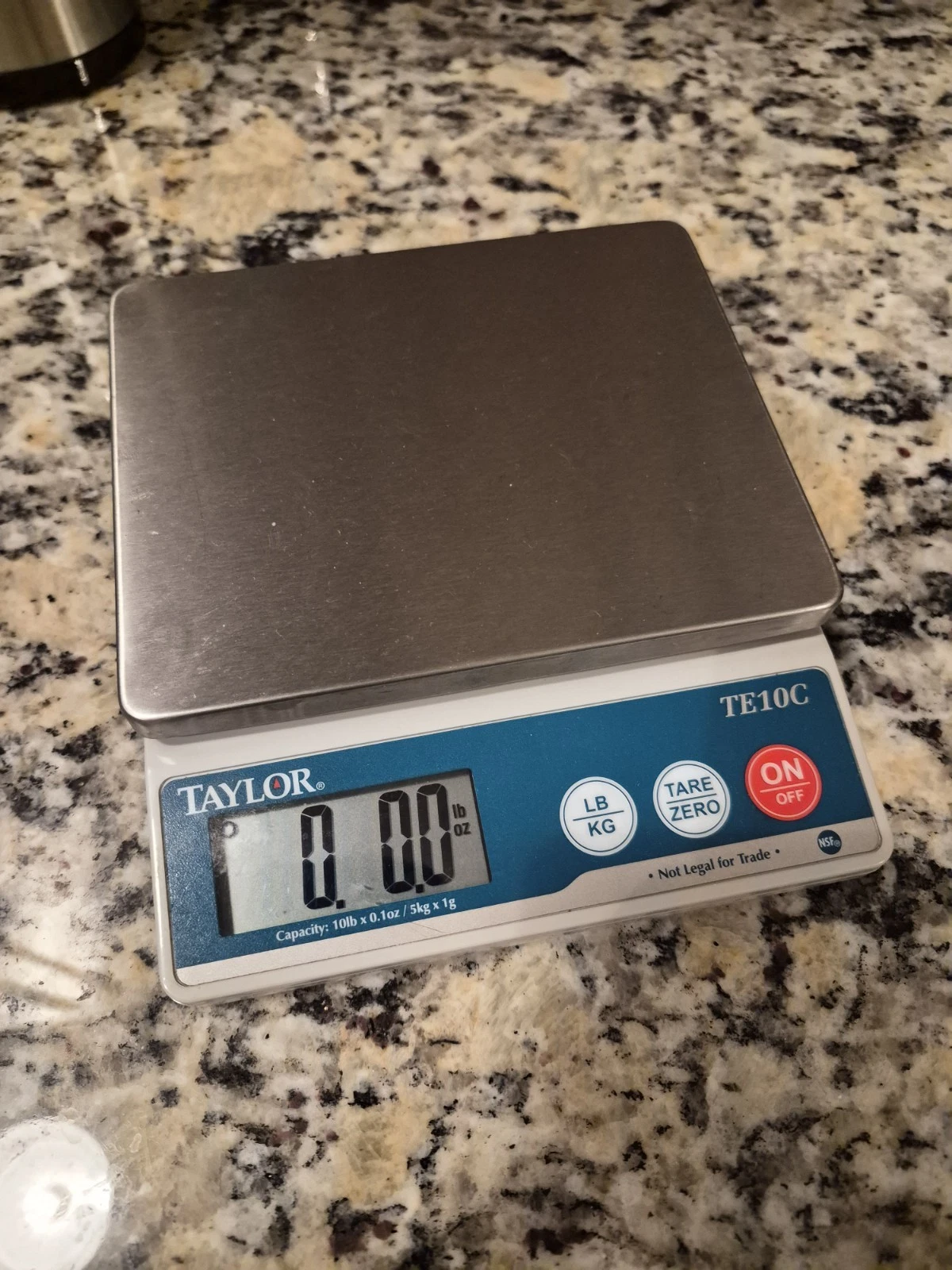 Taylor Scale TE10C Capacity 10lbs Pounds 5kg Digital Tested Works
Opens in a new window or tab