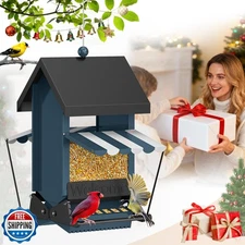 2025 Squirrel Proof Bird Feeders for Outdoors with Weight-Activat