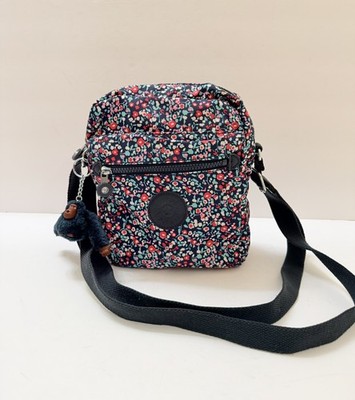 Kipling Livie Printed Crossbody Mini Bag Festival Floral With Keychain