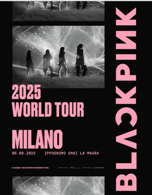 BLACKPINK Deadline World Tour in MILAN August 6, 2025 Poster | eBay