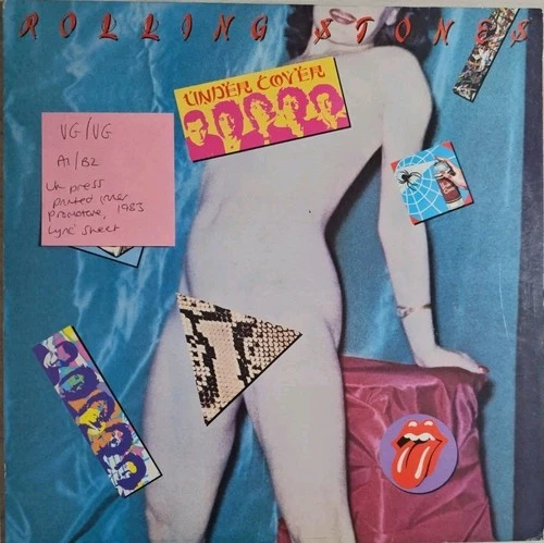 The Rolling Stones Under Cover Vinyl Record VG/VG CUN1654361 1983