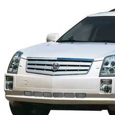 For Cadillac SRX 05-09 APG 1-Pc Chrome Polished Horizontal Billet Bumper Grille