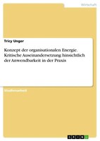 Tricy Unger | Konzept Der Organisationalen Energie. Kritische...