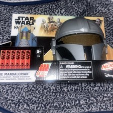 Collectible Star Wars Mandalorian Nerf Mask Gauntlet Set